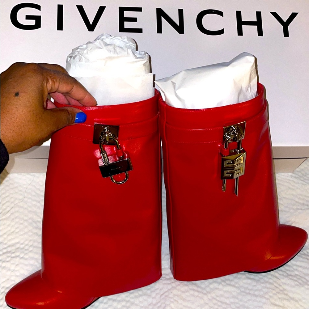 Givenchy Red Shark boot